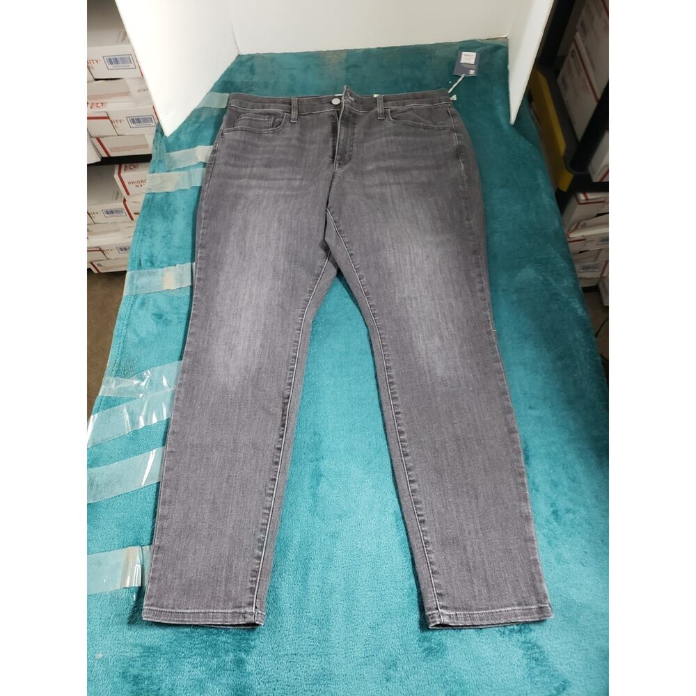 Universal Thread Jeans Size 16 Womens Black Stretch High Rise Skinny NWT - Picture 2 of 15